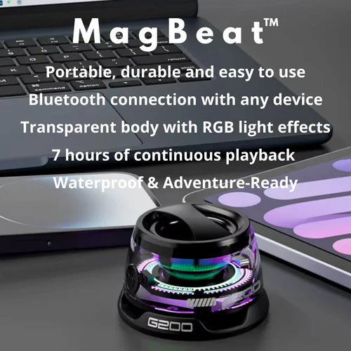 Bass & Bling: Waterproof Audio with RGB Effects