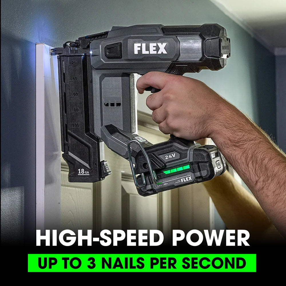 18-Gauge Brad Nailer Kit with Battery & Charger